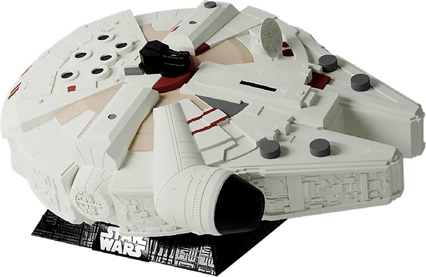 Star Wars Millenium Falcon PVC Figural Piggy Bust Bank