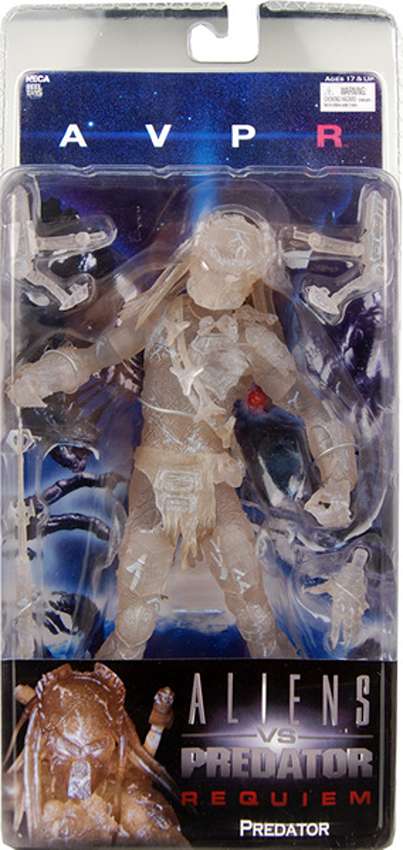 Alien vs Predator (AVP-R) Requiem Wolf Predator Stealth Cloaked 7 Inch Action Figure