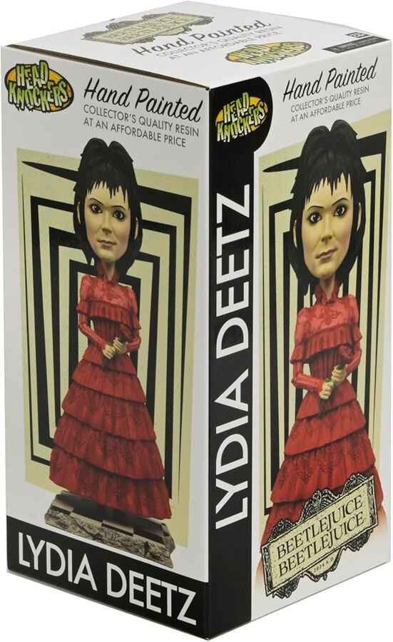 Beetlejuice 2 Movie Head Knockers Lydia Deetz Red Wedding Dress 8 Inch Headknocker