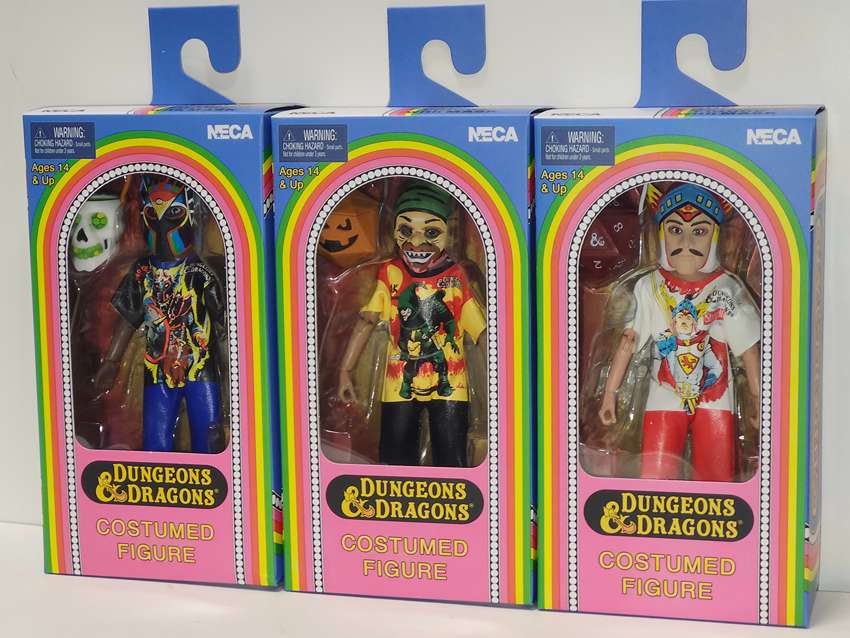 Ben Cooper Monsters Costume & Mask X Dungeon & Dragons Set of 3 Clothed 5.5 Inch Action Figures