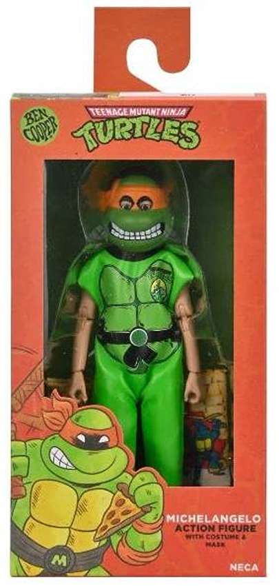 Ben Cooper Monsters Costume & Mask X Teenage Mutant Ninja Turtles Michelangelo Clothed 5.5 Inch Action Figures