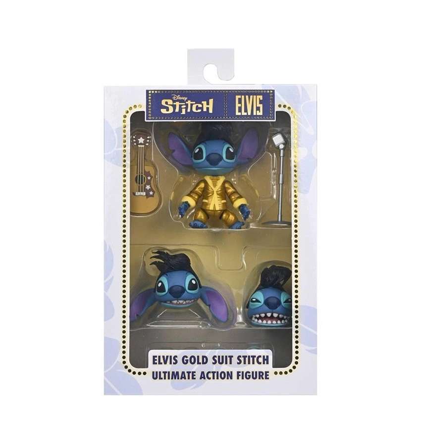 Lilo and Stitch Disney Gold Elvis Stitch Ultimate 2 Inch Action figure