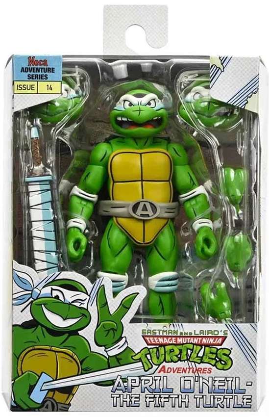 Teenage Mutant Ninja Turtles Archie Comics - April as the 5th Turtle 7 Inch Scale Action Figure