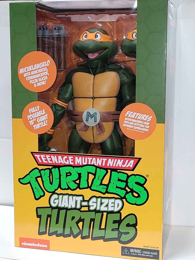 Teenage Mutant Ninja Turtles (Cartoon) Michelangelo 15 Inch 1/4 Scale Giant-Size Action Figure