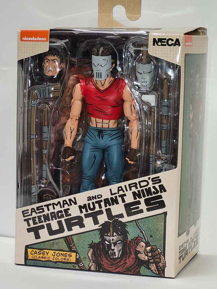 Teenage Mutant Ninja Turtles Mirage Comics Casey Jones Red Jersey 7 Inch Scale Action Figure