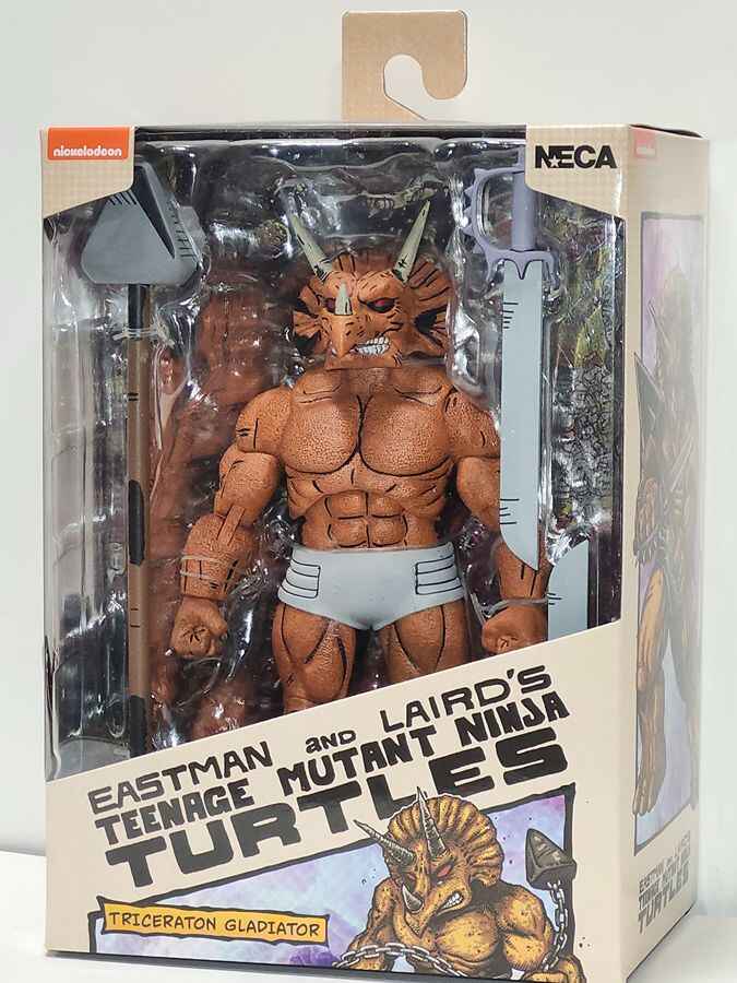 Teenage Mutant Ninja Turtles Mirage Comics Triceraton Gladiator 7 Inch Action Figure