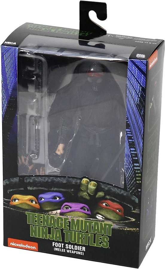 Teenage Mutant Ninja Turtles 1990 Movie Foot Soldier (Melee Weapons) 7 inch Action Figure