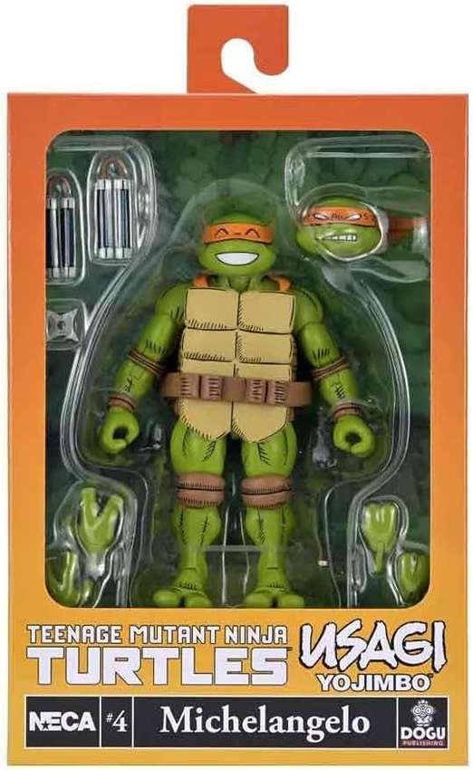 Teenage Mutant Ninja Turtles x Usagi Yojimbo Michelangelo 7 Inch Ultimate Action Figure