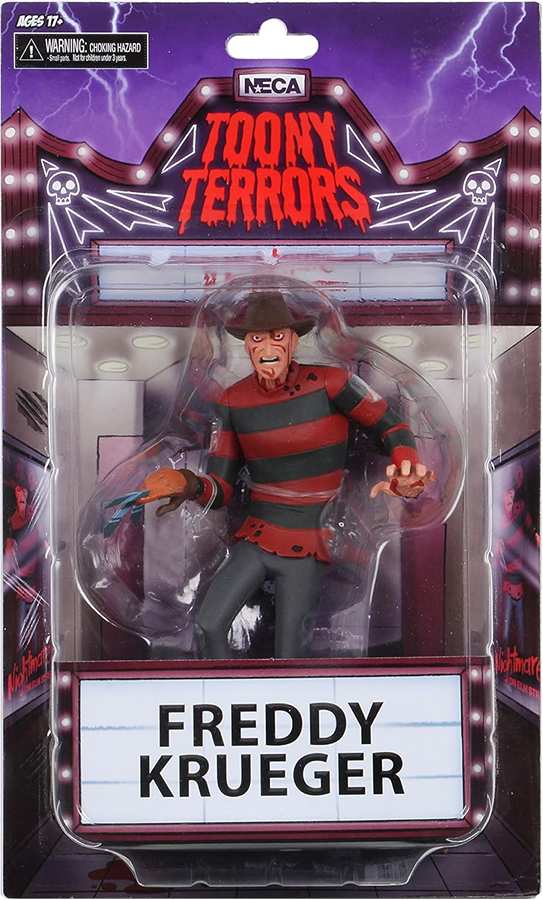 Toony Terrors Series 1 -  Freddy Krueger (Nightmare On Elm Street) 6 Inch Action Figure