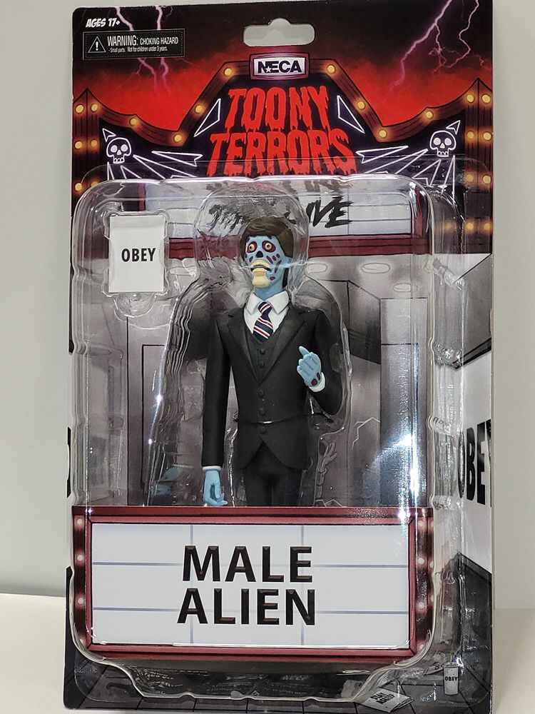 Toony Terrors Series 7 - Male Alien (They Live) 6 Inch Action