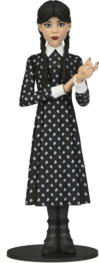 Toony Terrors Wednesday - Wednesday Addams (Classic Dress) 6 Inch Action Figure