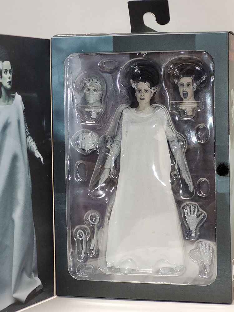 Universal Monsters Bride of Frankenstein Black and White 7 Inch Ultimate Action Figure
