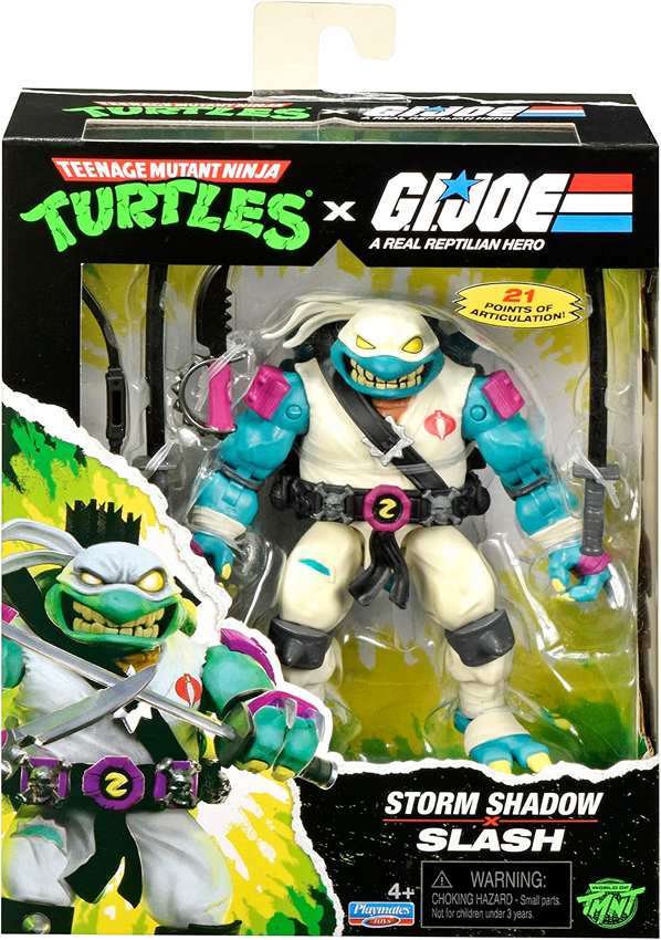 Teenage Mutant Ninja Turtles X G.I. Joe - Storm Shadow X Slash 5 Inch Action Figure