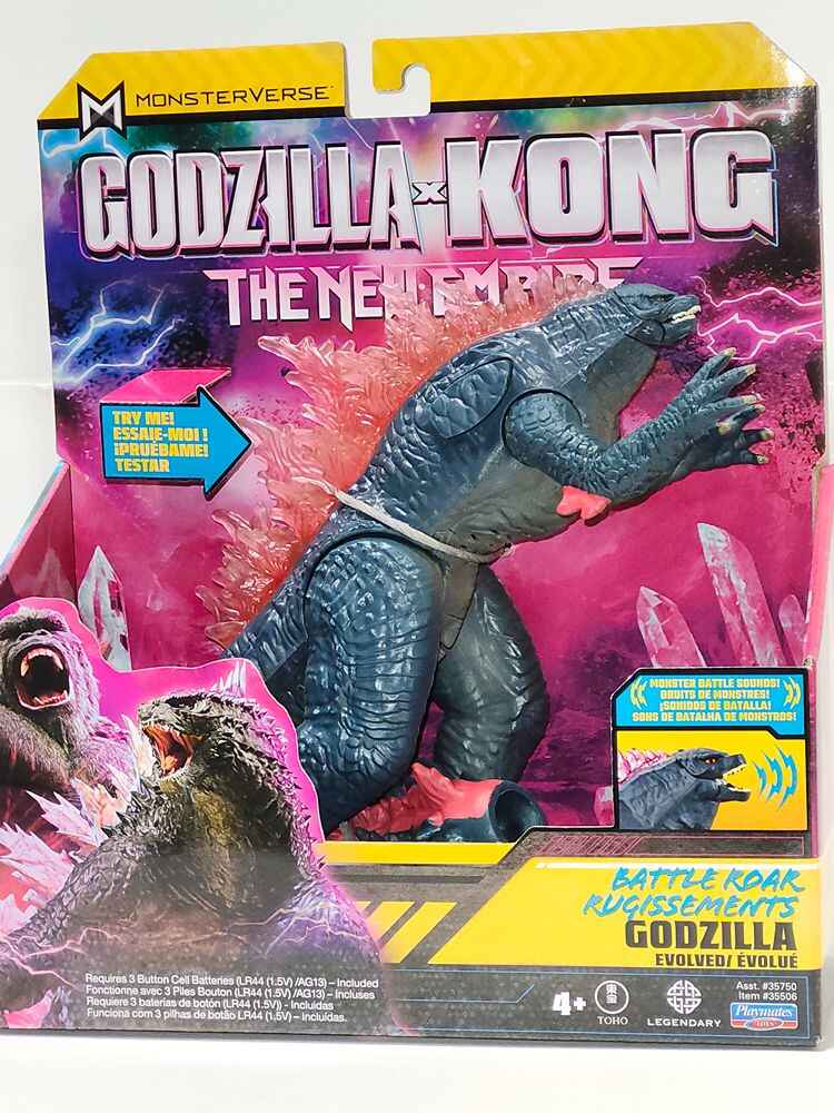 Godzilla X Kong 2 The New Empire Movie Godzilla Evolved Battle Roar Sound 7 Inch Action Figure