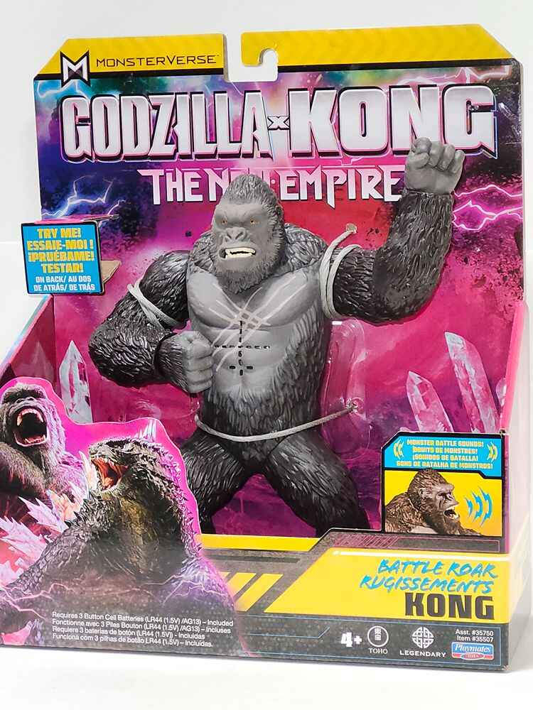 Godzilla X Kong 2 The New Empire Movie Kong Battle Roar Sound 7 Inch Action Figure