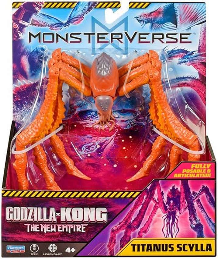 Godzilla X Kong 2 The New Empire (Monsterverse) Titanius Scylla 6 Inch Action Figure