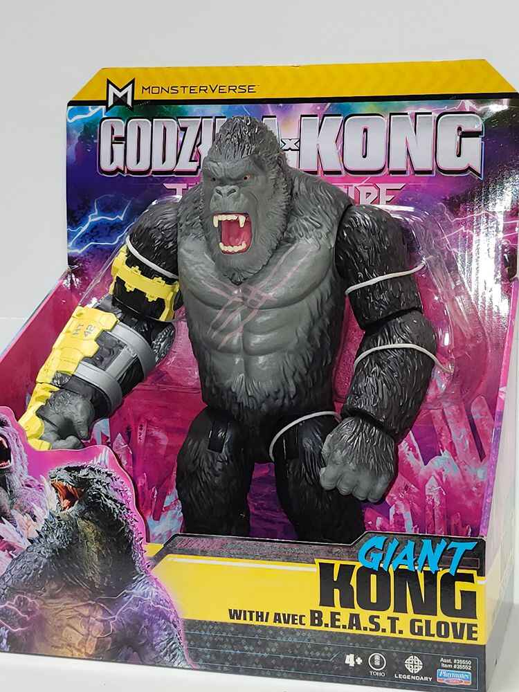 Godzilla X Kong 2 The New Empire Movie Kong W/ B.E.A.S.T Glove Giant 11 Inch Action Figure