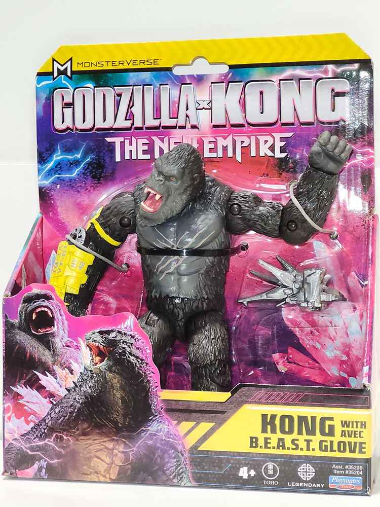 Godzilla X Kong 2 The New Empire Movie Kong W/ B.E.A.S.T Glove (w Heav) 6 Inch Action Figure