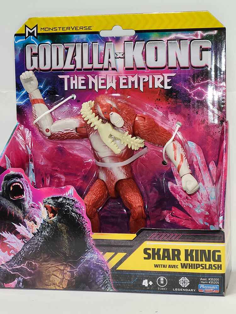 Godzilla X Kong 2 The New Empire Movie Skar King (w/ Bone Whiplash Weapon) 6 Inch Action Figure