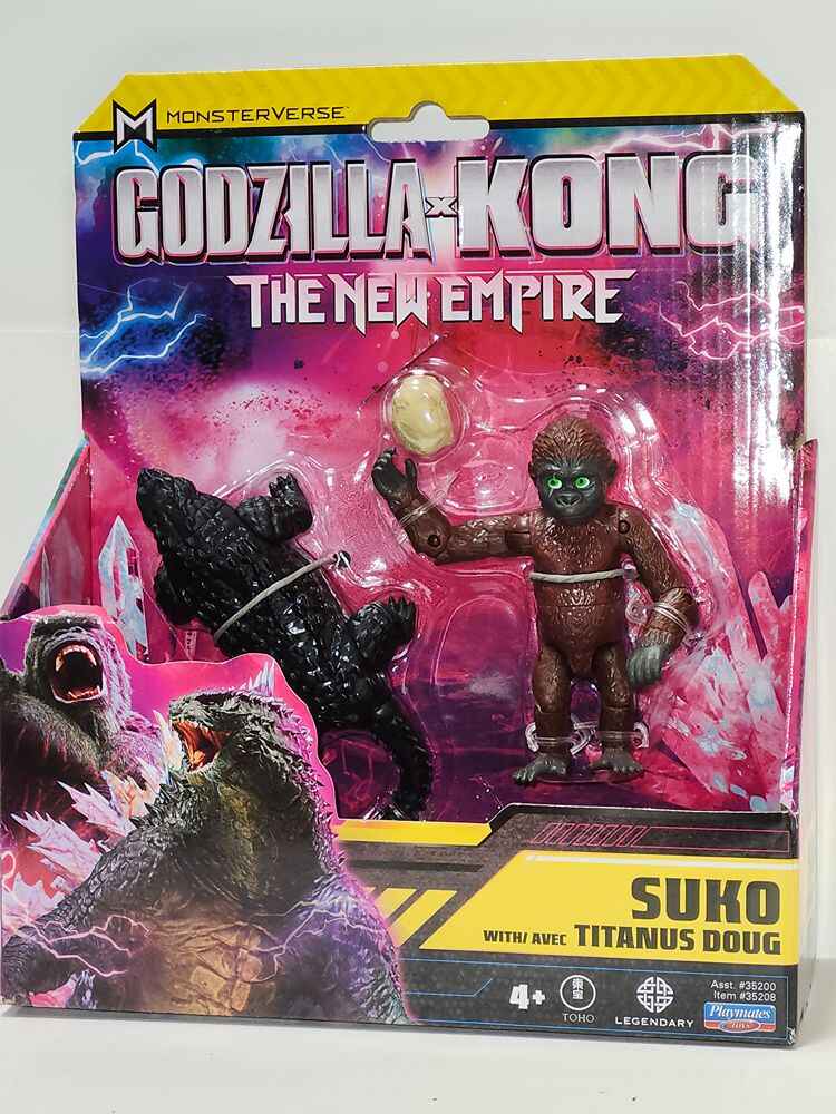 Godzilla X Kong 2 The New Empire Movie Suko With Titanus Doug 4 Inch Action Figure