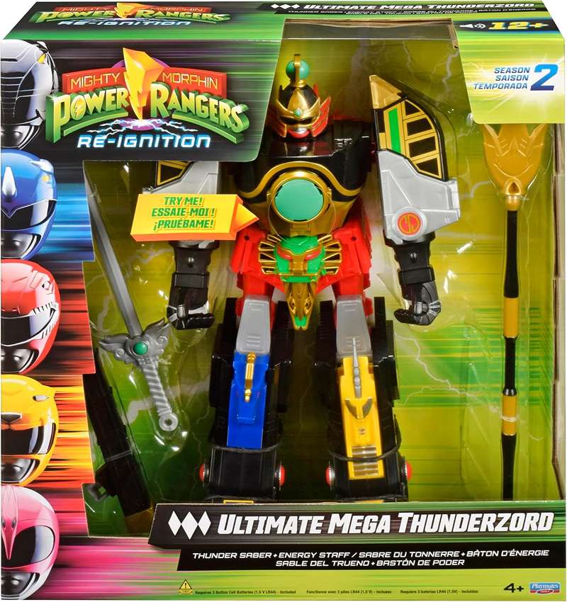 Mighty Morphins Power Rangers Re-Ignition Season 2 Ultimate Thunder Megazord (Assembled) 11.50 Inch Action Figure
