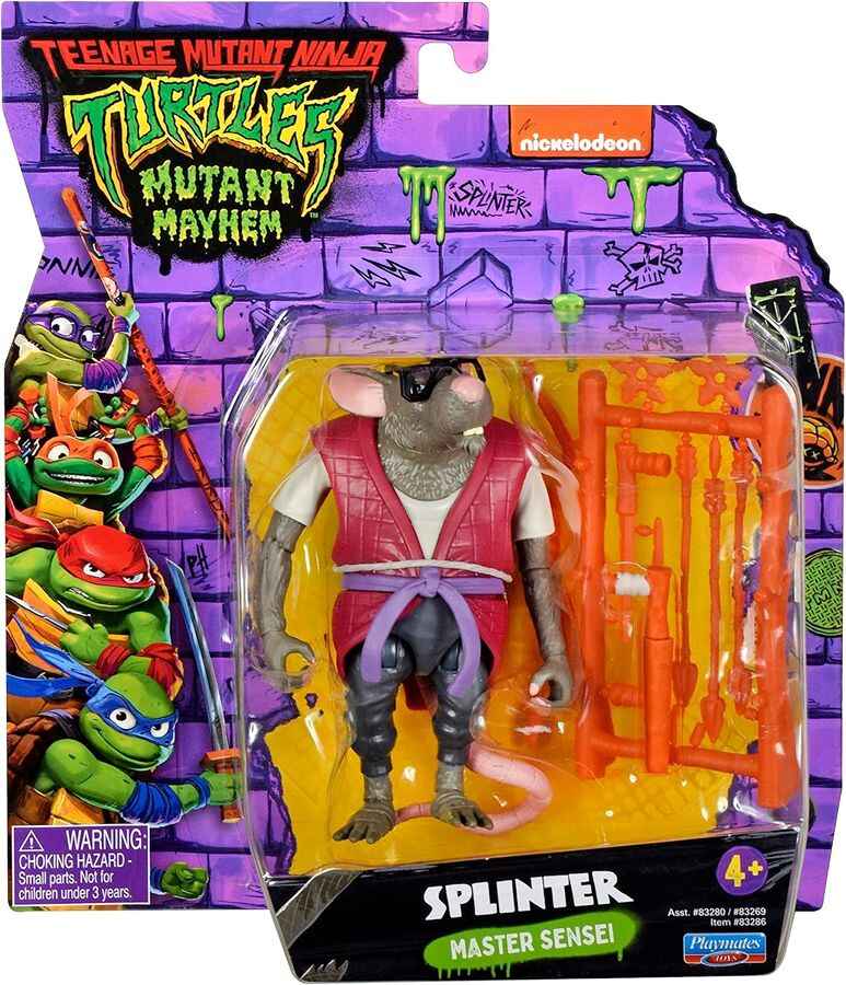 Teenage Mutant Ninja Turtles Mutant Mayhem 5 Inch Action Figure - Splinter