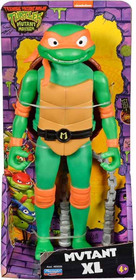 Teenage Mutant Ninja Turtles Mutant Mayhem XL 9.5 Inch Action Figure - Michelangelo