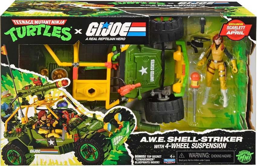 Teenage Mutant Ninja Turtles X G.I. Joe - AWE Shell-Striker Vehicle with Figure