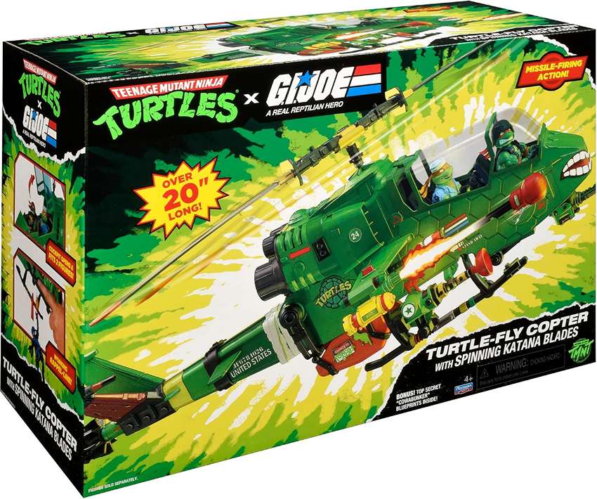 Teenage Mutant Ninja Turtles X G.I. Joe - Turtle-Fly Assault Copter Vehicle