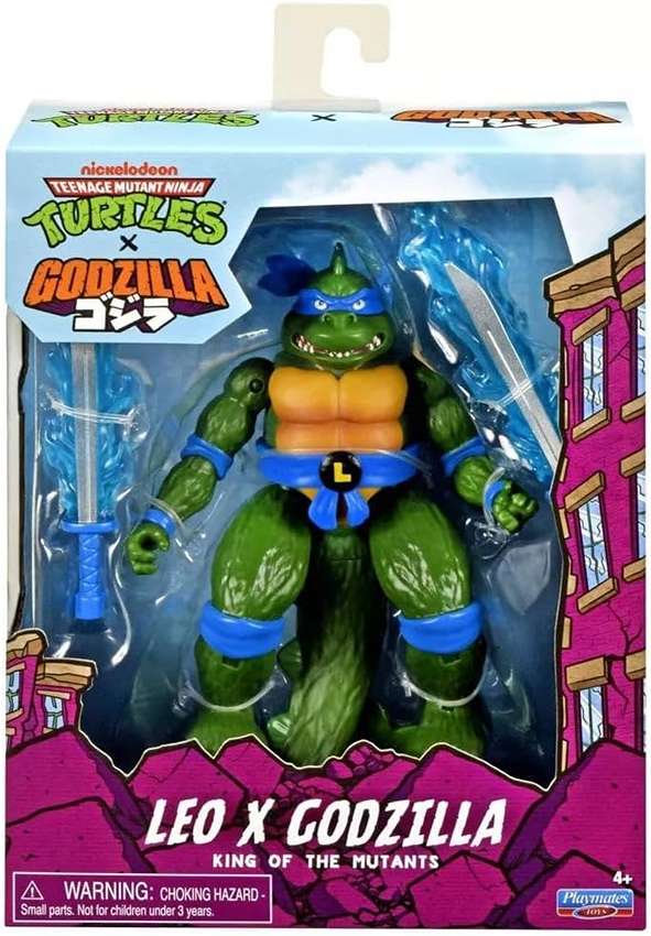 Teenage Mutant Ninja Turtles x Godzilla - Leo x Godzilla 5.25 Inch Action Figure