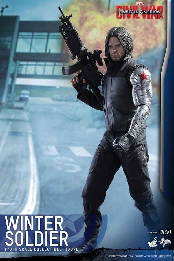 Captain America 3 Civil War Marvel Winter Soldier 12 Inch 1/6 Scale Figure MMS351 902656