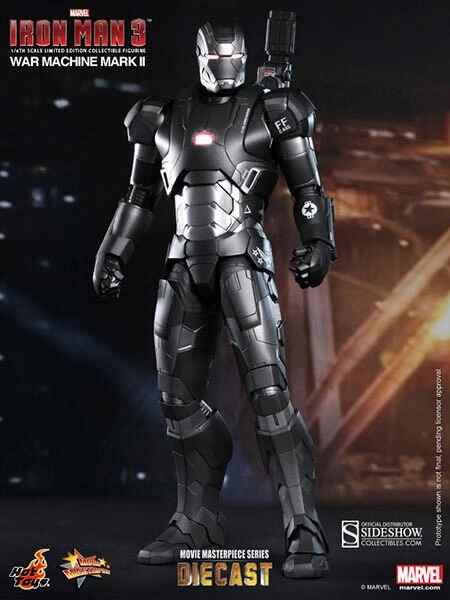 Iron Man 3 - Marvel War Machine Mark II (Diecast) 12 Inch 1/6 Scale Figure MMS198 902043