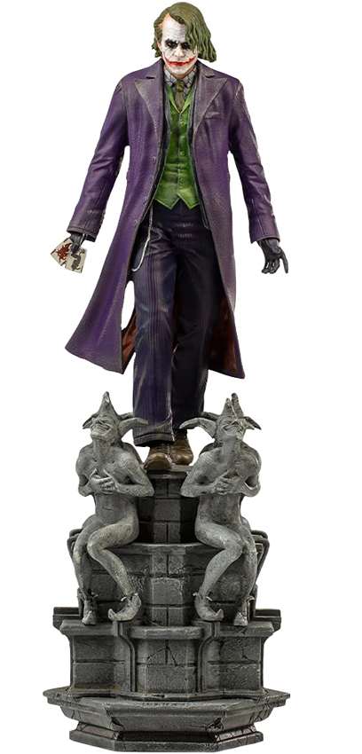 DC Comics Batman Dark Knight The Joker Deluxe 11.8 Inch 1/10 BDS Art Scale Statue Figure 907789