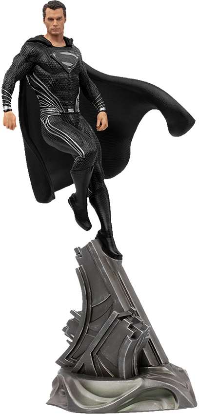 DC Comics Justice League Superman Black Suit 11.8 Inch 1/10 Art Scale Collectible Statue 908014
