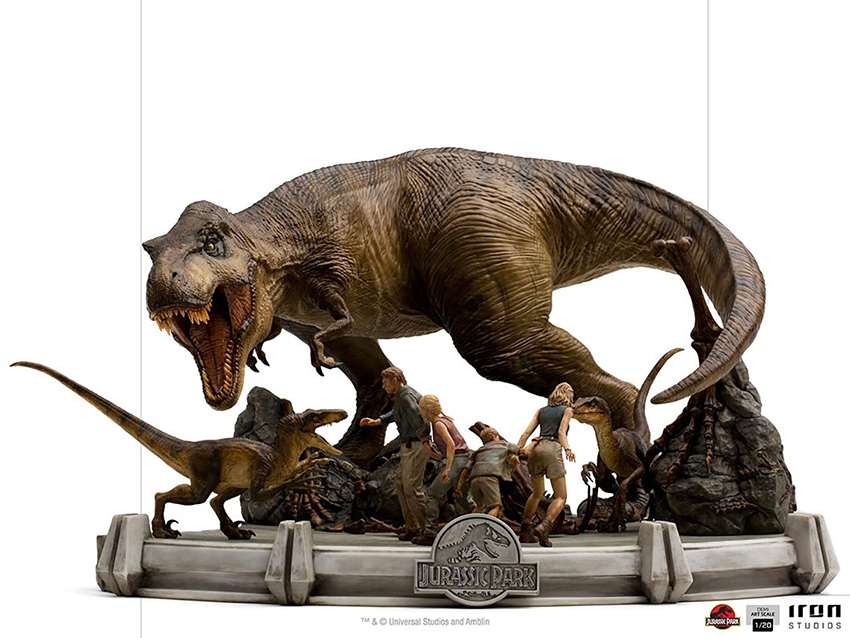 Jurassic Park The Final Scene T-Rex 1/20 BDS Art Scale Figure Statue