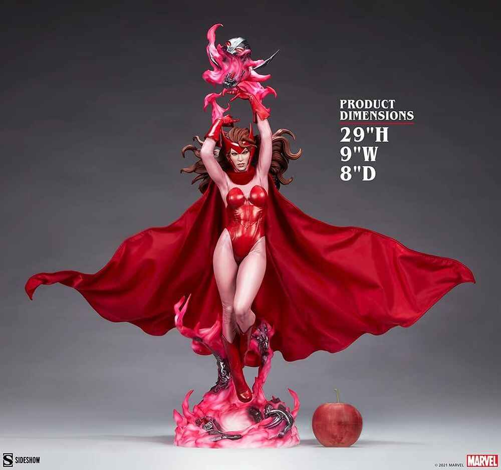 Marvel Collectibles Scarlet Witch 29 Inch Premium Format Statue Sideshow 300485