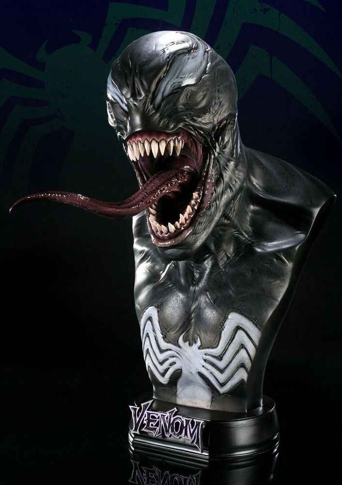 ヴェノム ライフサイズバスト サイドショウ製 スタチュー VENOM ベノム 