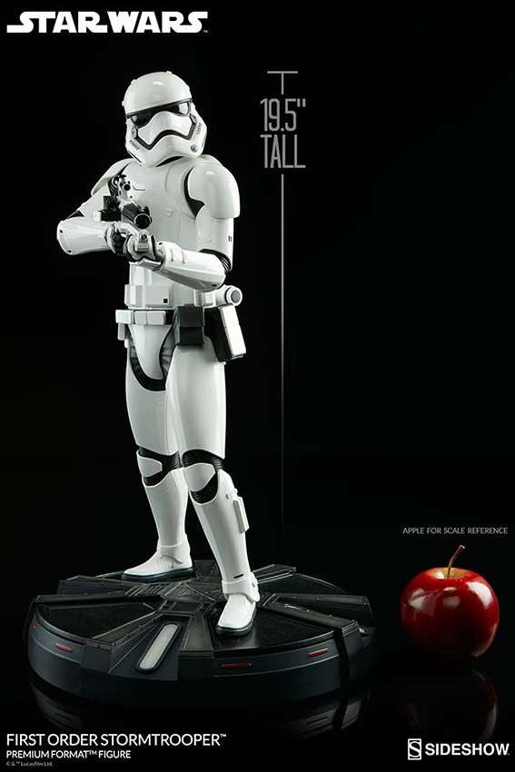 Star Wars EP VII First Order Stormtrooper 19.5 Inch 1/4 Scale Premium Format Statue Figure 300496