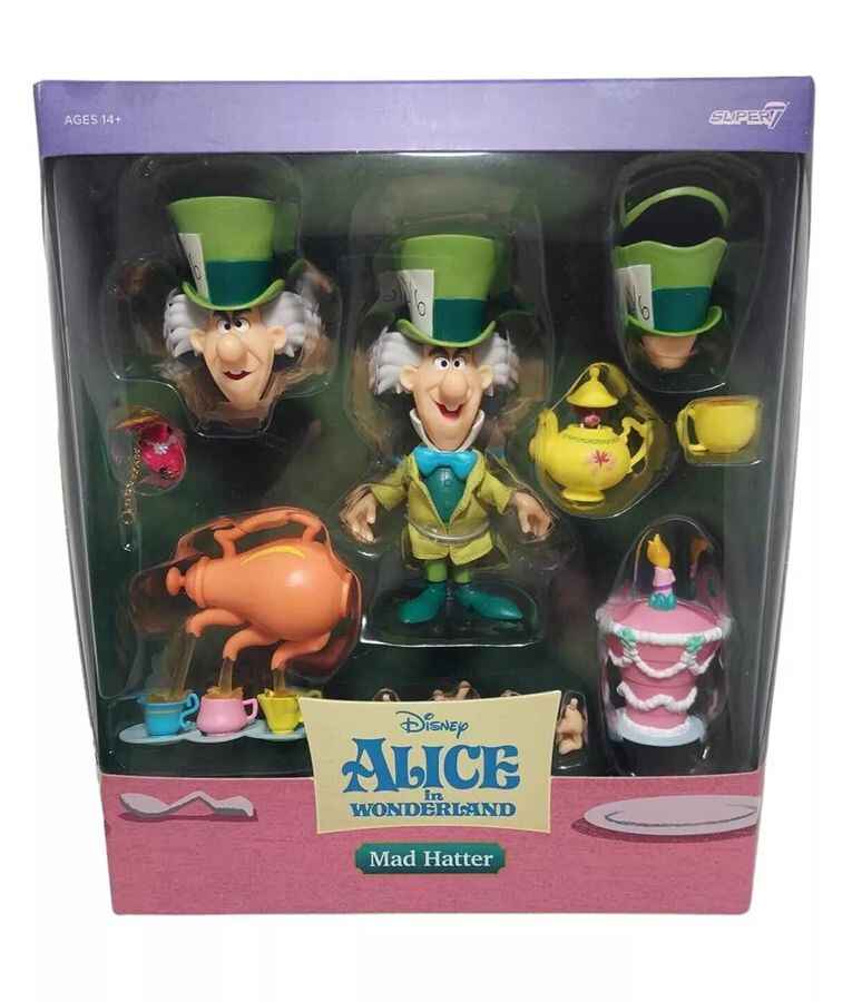 Disney Ultimates Wave 2 Mad Hatter (Alice in Wonderland) 7 Inch Scale Action Figure