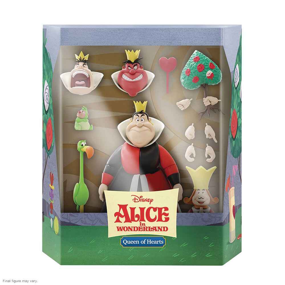 Disney Ultimates Wave 3 Alice in Wonderland Queen of The Hearts 7 Inch Scale Action Figure