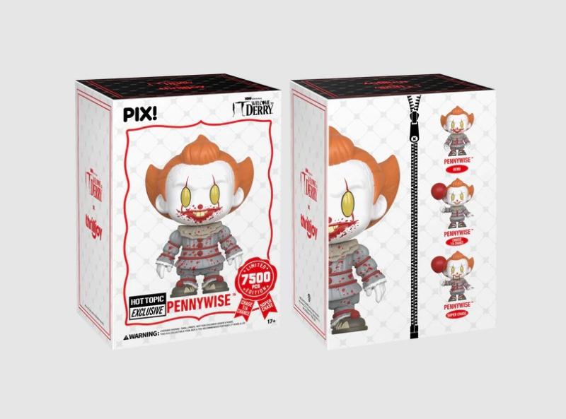 PIX! IT (2017) Pennywise (Wig) Vinyl Figure