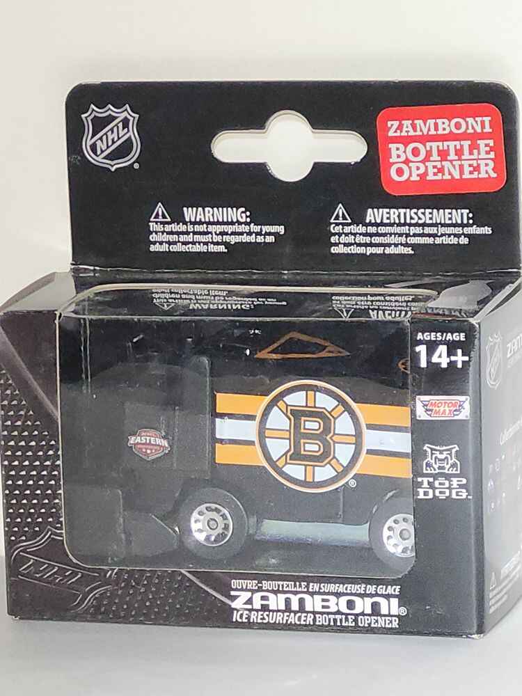 Sports NHL Hockey Zamboni Ice Resurfacer Bottle Opener Boston Bruins