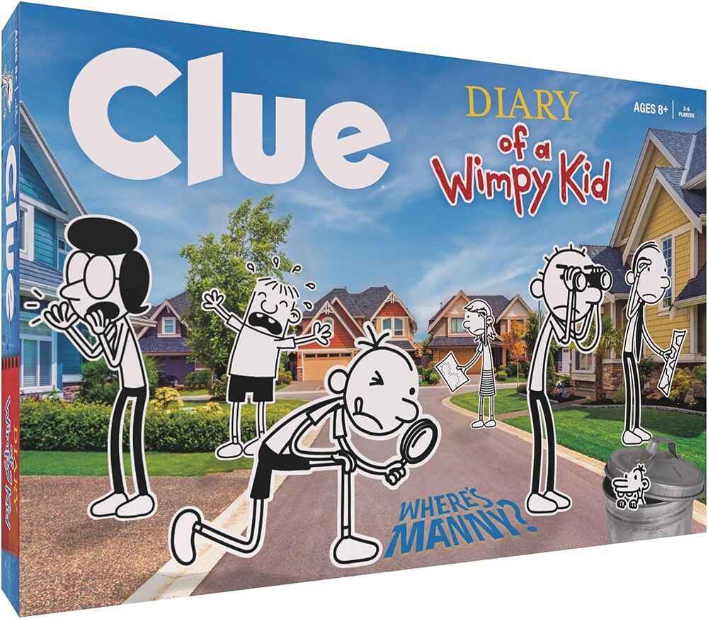 Clue Diary of a Wimpy Kid Mystery Board Game