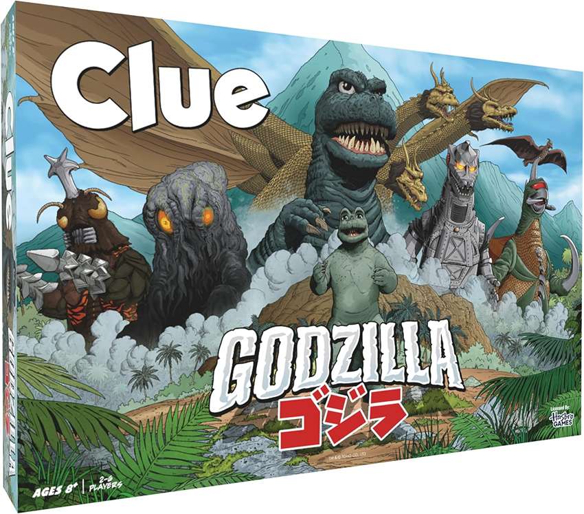 Clue Godzilla Monsters Mystery Edition Board Game