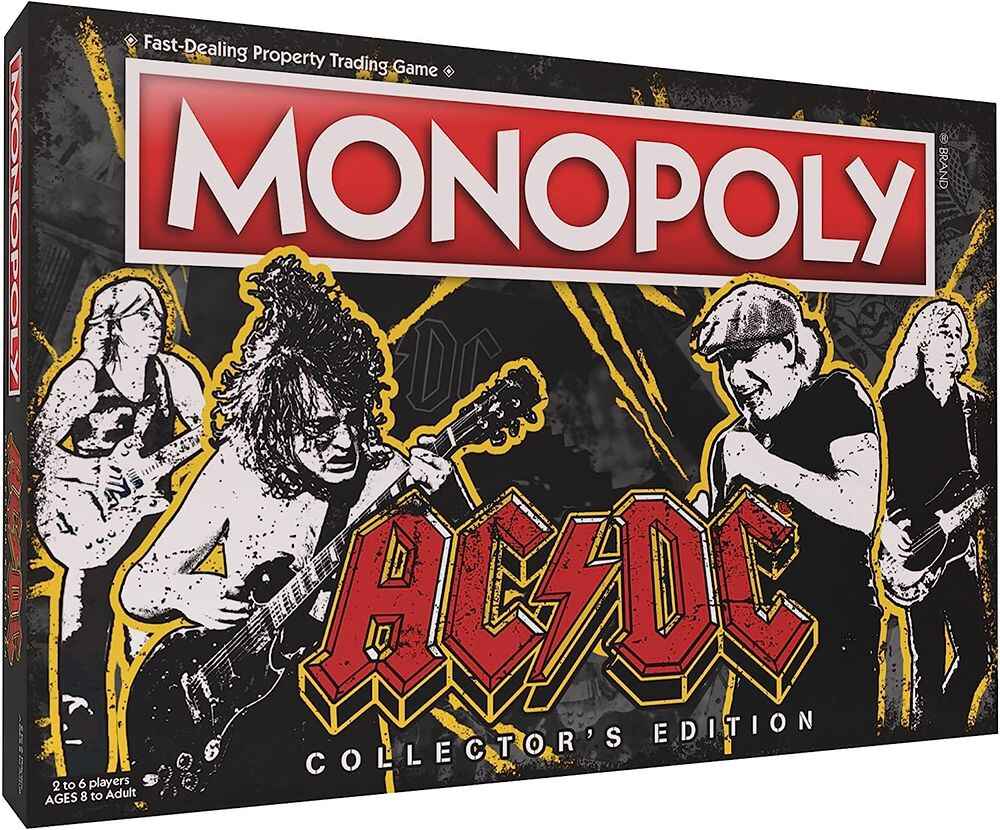 Monopoly AC/DC Collectors Edition Rock Band Board Game
