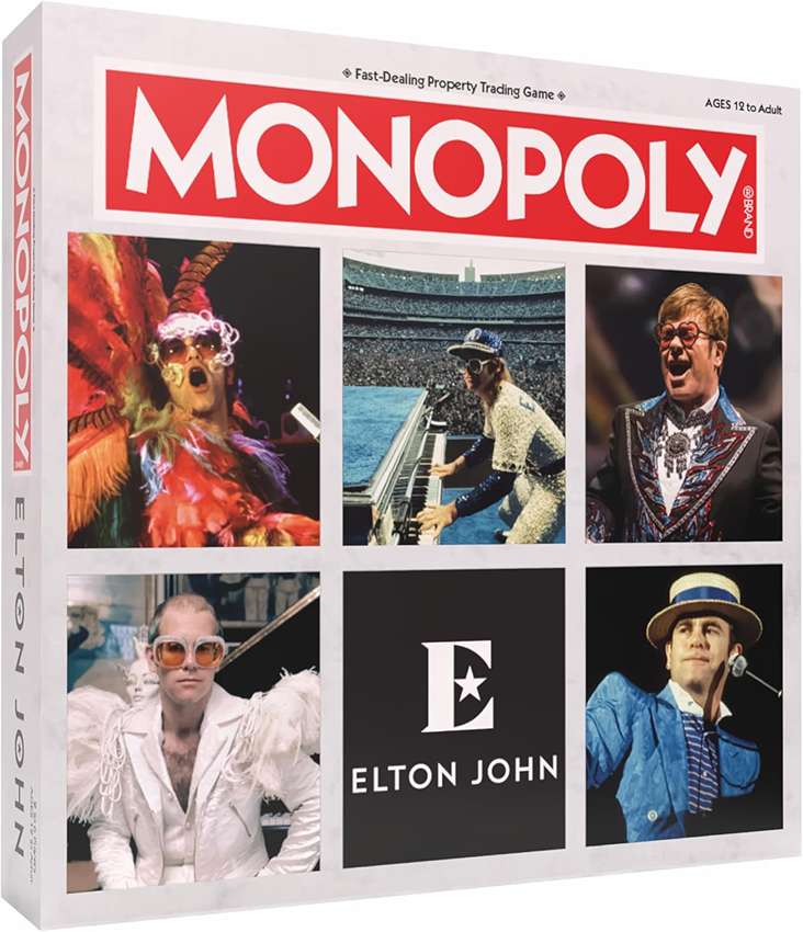 Monopoly Music Elton John Edition Board Game