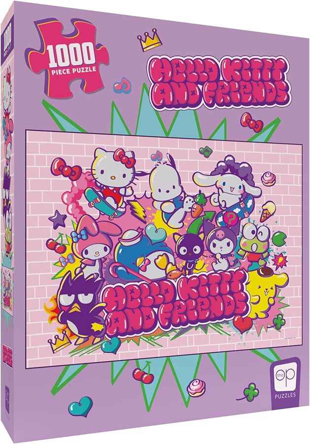 Puzzle 1000 Pieces - Hello Kitty and Friends (Tokyo Skate) Jigsaw Puzzle