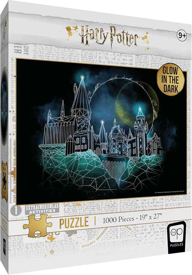 Puzzle 1000 Pieces - Harry Potter Magic of Hogwarts Glow-in-The-Dark Jigsaw Puzzle