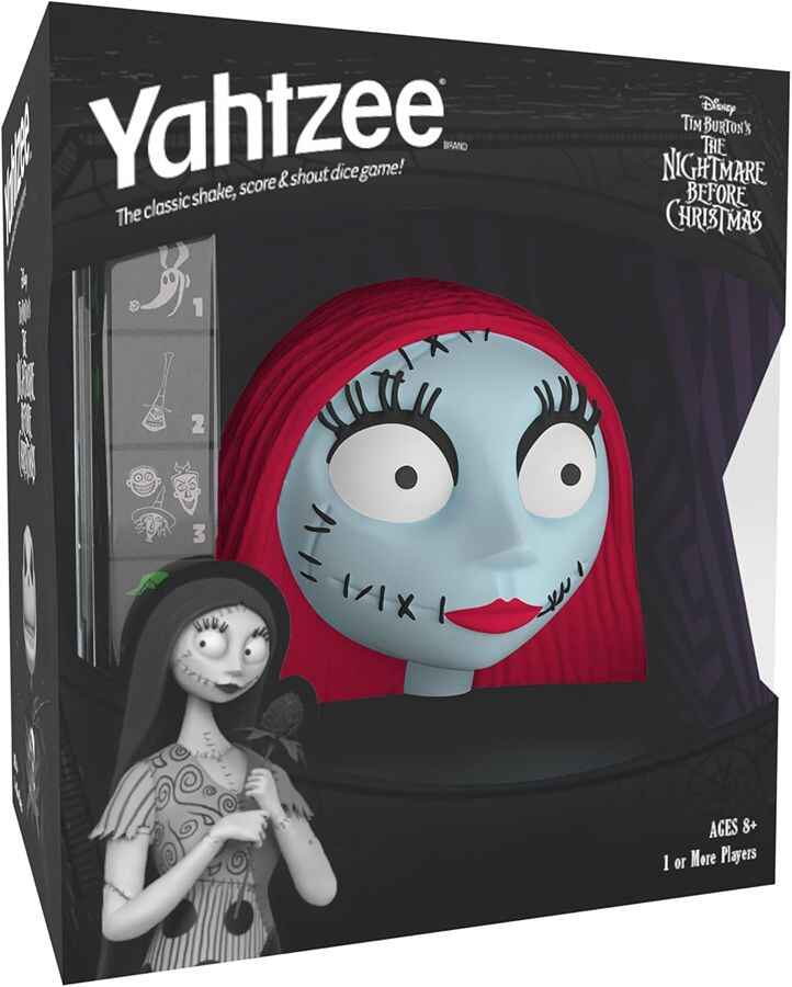 Yahtzee Nightmare Before Christmas Sally Dice Game