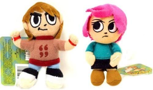 Scott Pilgrim 4 Plush Clip On Assorted Boy & Girl Set Of 2 by Scott Pilgrim - figurineforall.com